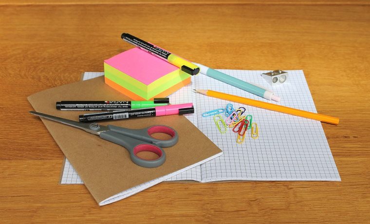 desk, writing utensils, writing articles, office, school start, pen, paper, scissors, pencil, notebook, booklet, writing articles, scissors, scissors, scissors, scissors, scissors, notebook, booklet